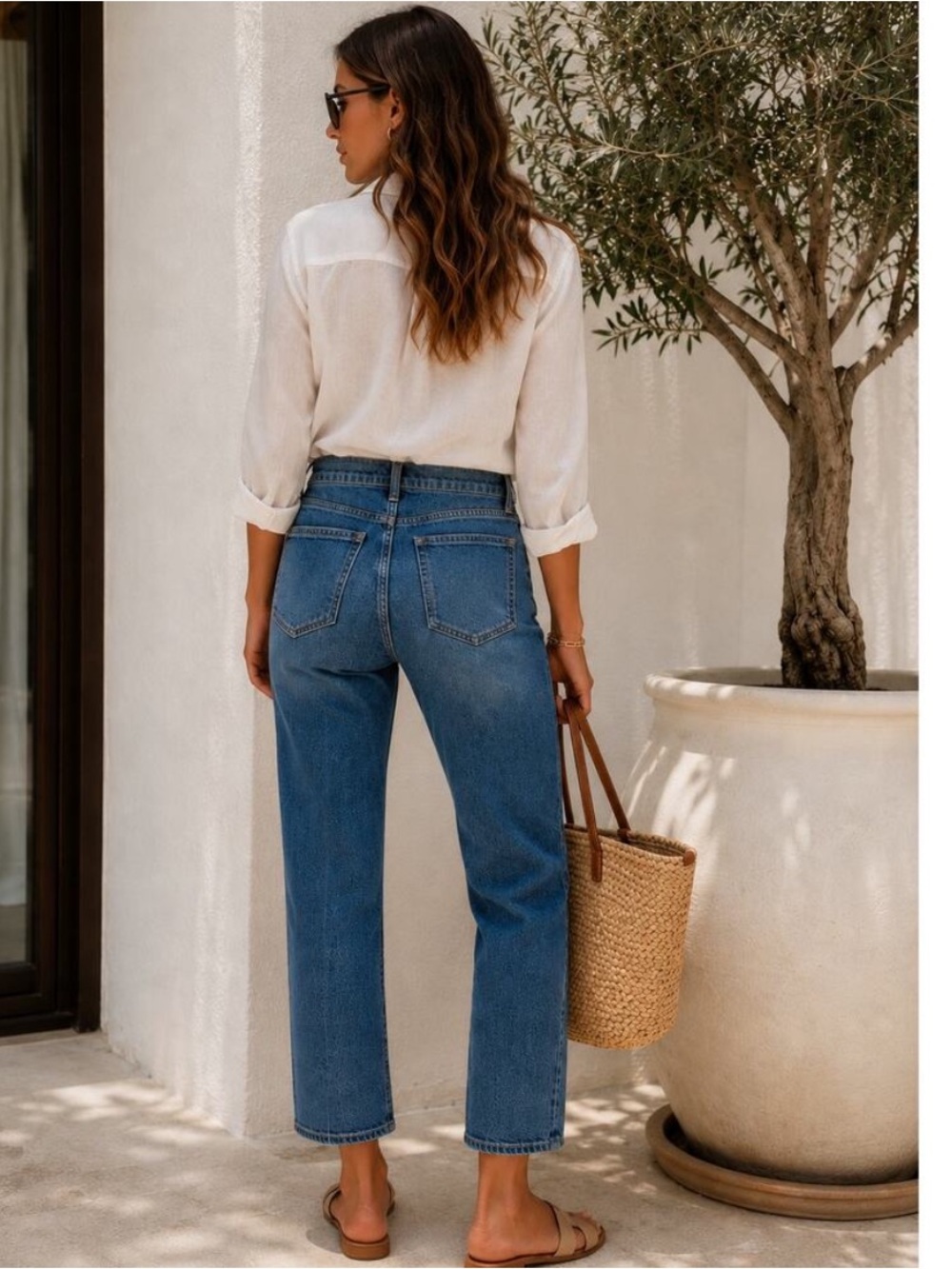 PISTOLA Charlie High Rise Classic Straight Jeans NWT 26 Augustus Wash Capsule - Picture 3 of 6
